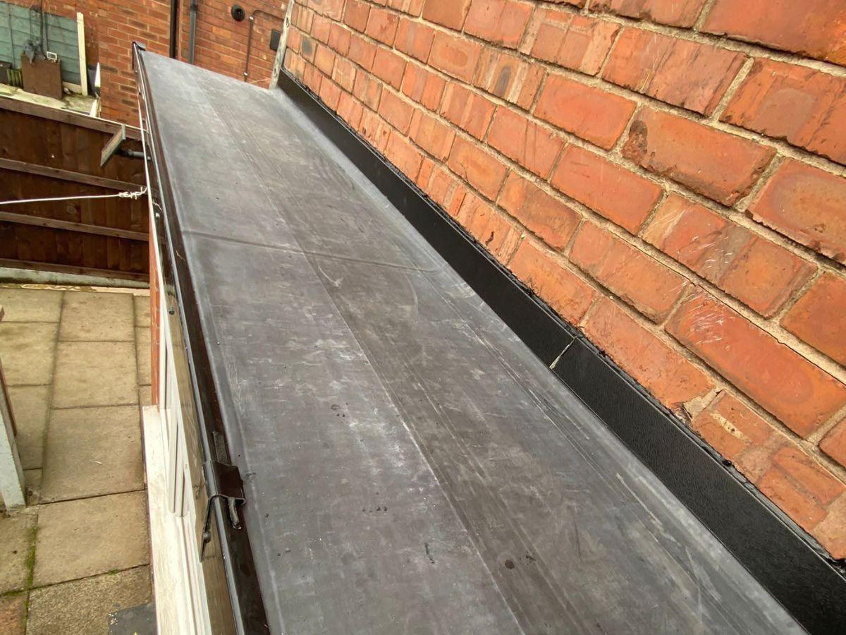 Flat roof & parapet gutter: after, by Pro Choice Roofing